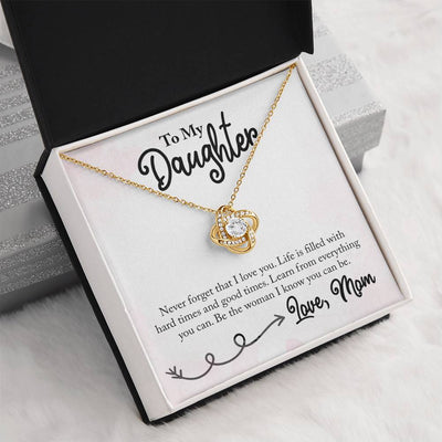 Load image into Gallery viewer, To My Daughter Necklace from Mom, Learn from Everything You Can
