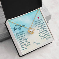 Load image into Gallery viewer, To My Daughter Necklace from Dad, The Best Things That Ever Happened to Me
