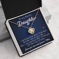 Load image into Gallery viewer, To My Daughter Necklace from Mom, Meaningful Necklaces for Daughter from Mom
