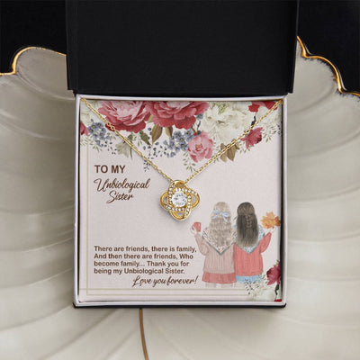 Load image into Gallery viewer, To My Unbiological Sister Necklace, Unbiological Sister Birthday Gifts
