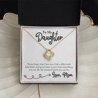 Load image into Gallery viewer, To My Daughter Necklace from Mom, Learn from Everything You Can
