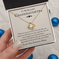 Load image into Gallery viewer, To My Beautiful Granddaughter Necklace from Nana, Never Forget Your Way Back Home
