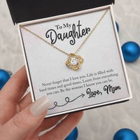 Load image into Gallery viewer, To My Daughter Necklace from Mom, Learn from Everything You Can
