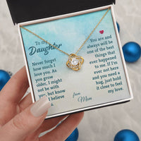Load image into Gallery viewer, To My Daughter Necklace from Mom, The Best Things That Ever Happened to Me
