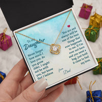 Load image into Gallery viewer, To My Daughter Necklace from Dad, The Best Things That Ever Happened to Me
