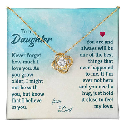 Load image into Gallery viewer, To My Daughter Necklace from Dad, The Best Things That Ever Happened to Me
