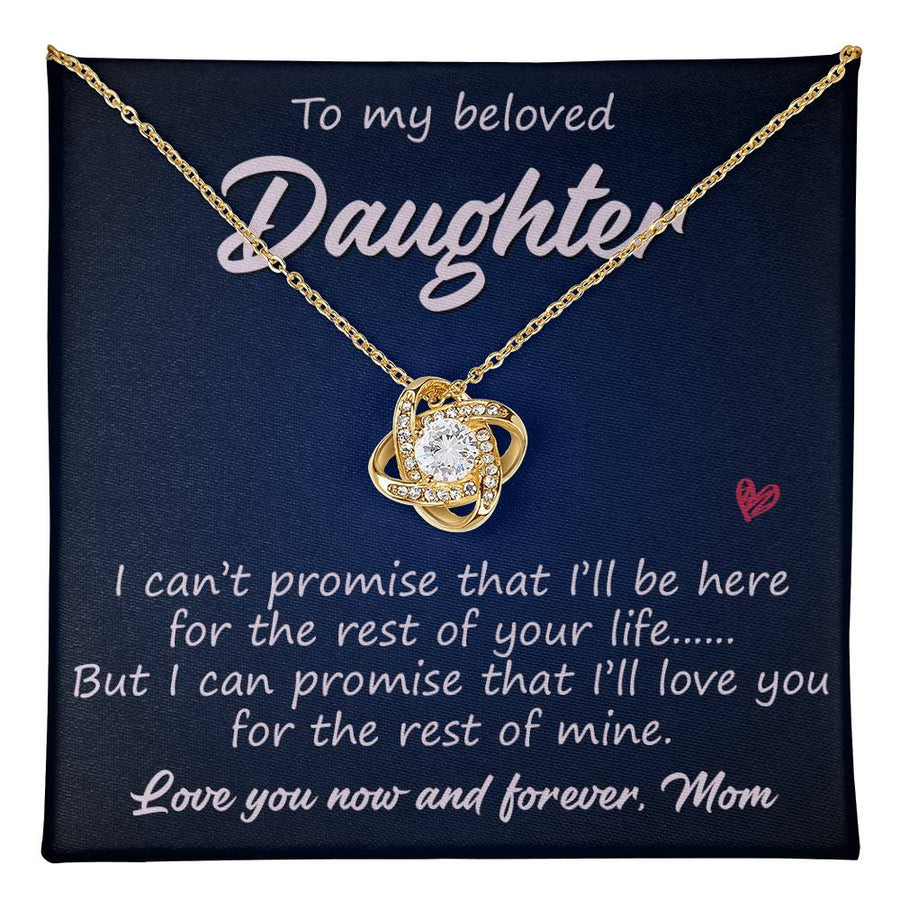 To My Daughter Necklace from Mom, Meaningful Necklaces for Daughter from Mom