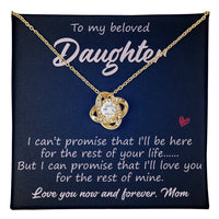 Load image into Gallery viewer, To My Daughter Necklace from Mom, Meaningful Necklaces for Daughter from Mom
