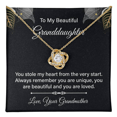 Load image into Gallery viewer, To My Granddaughter Necklace from Nana, Birthday Present for Granddaughter from Grandma
