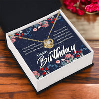 Load image into Gallery viewer, Birthday Gifts for Her, Birthday Love Knot Necklace for Women
