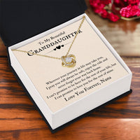 Load image into Gallery viewer, To My Beautiful Granddaughter Necklace from Nana, Never Forget Your Way Back Home
