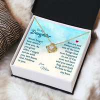 Load image into Gallery viewer, To My Daughter Necklace from Mom, The Best Things That Ever Happened to Me
