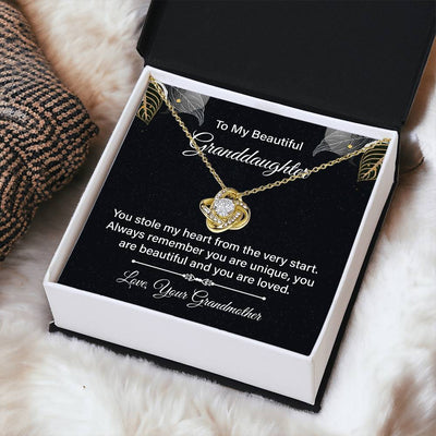 Load image into Gallery viewer, To My Granddaughter Necklace from Nana, Birthday Present for Granddaughter from Grandma
