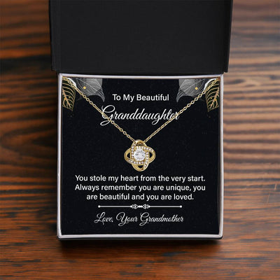 Load image into Gallery viewer, To My Granddaughter Necklace from Nana, Birthday Present for Granddaughter from Grandma
