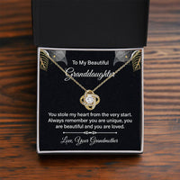 Load image into Gallery viewer, To My Granddaughter Necklace from Nana, Birthday Present for Granddaughter from Grandma
