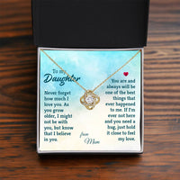 Load image into Gallery viewer, To My Daughter Necklace from Mom, The Best Things That Ever Happened to Me
