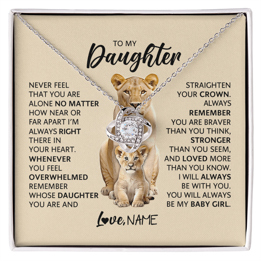 To My Daughter Never Feel That You Are Alone No Matter How near or Far Apart I'm Always Right There