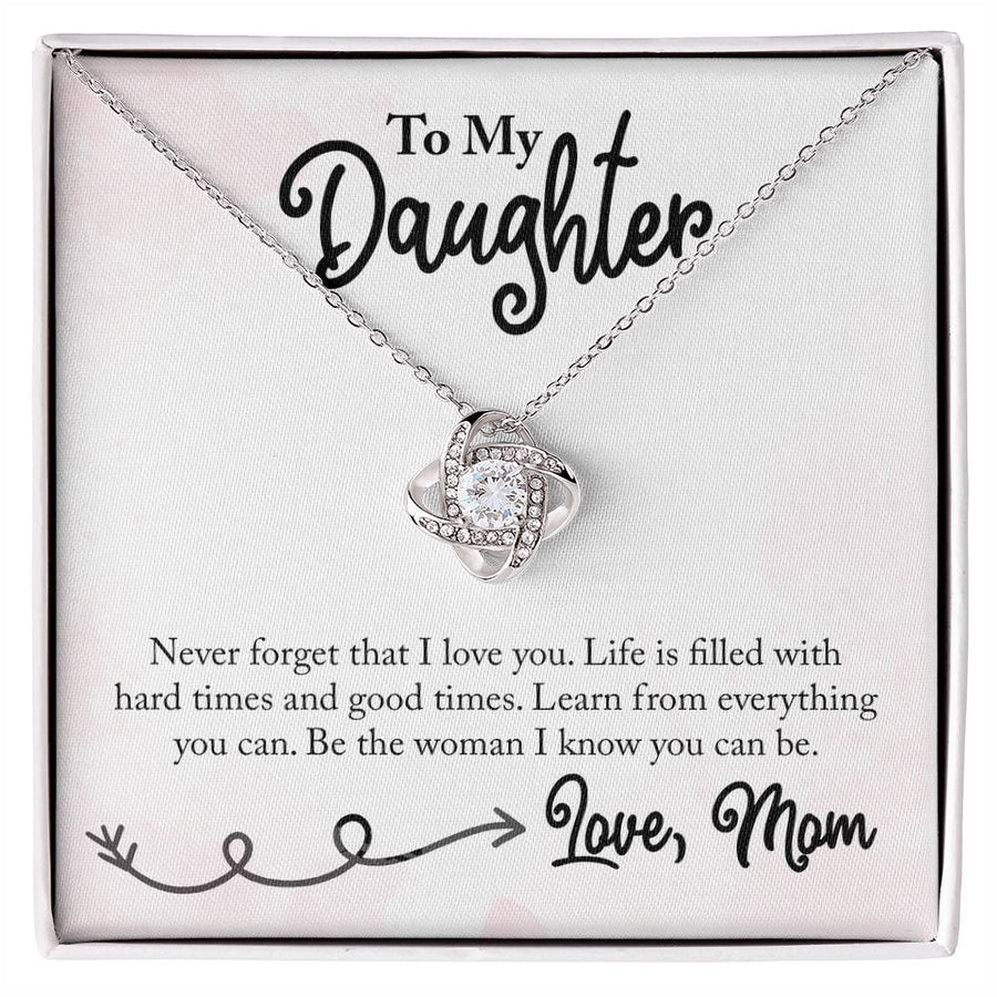 To My Daughter Necklace from Mom, Learn from Everything You Can