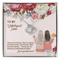 Load image into Gallery viewer, To My Unbiological Sister Necklace, Unbiological Sister Birthday Gifts
