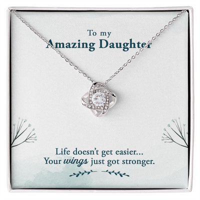 Load image into Gallery viewer, To My Daughter Necklace – Personalized Gift from Mom or Dad | Meaningful Birthday Jewelry for Her
