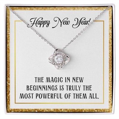 Load image into Gallery viewer, Happy New Year Gift Ideas for Friends, The Magic in New Beginnings Is Truly the Most Powerful

