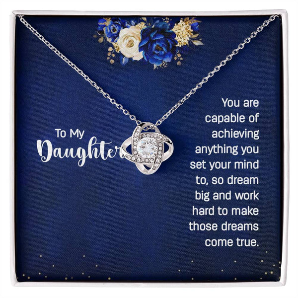 Daughter Necklace from Mom and Dad, Unique Birthday Gifts for Daughter from Mom