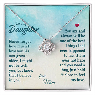 Load image into Gallery viewer, To My Daughter Necklace from Mom, The Best Things That Ever Happened to Me
