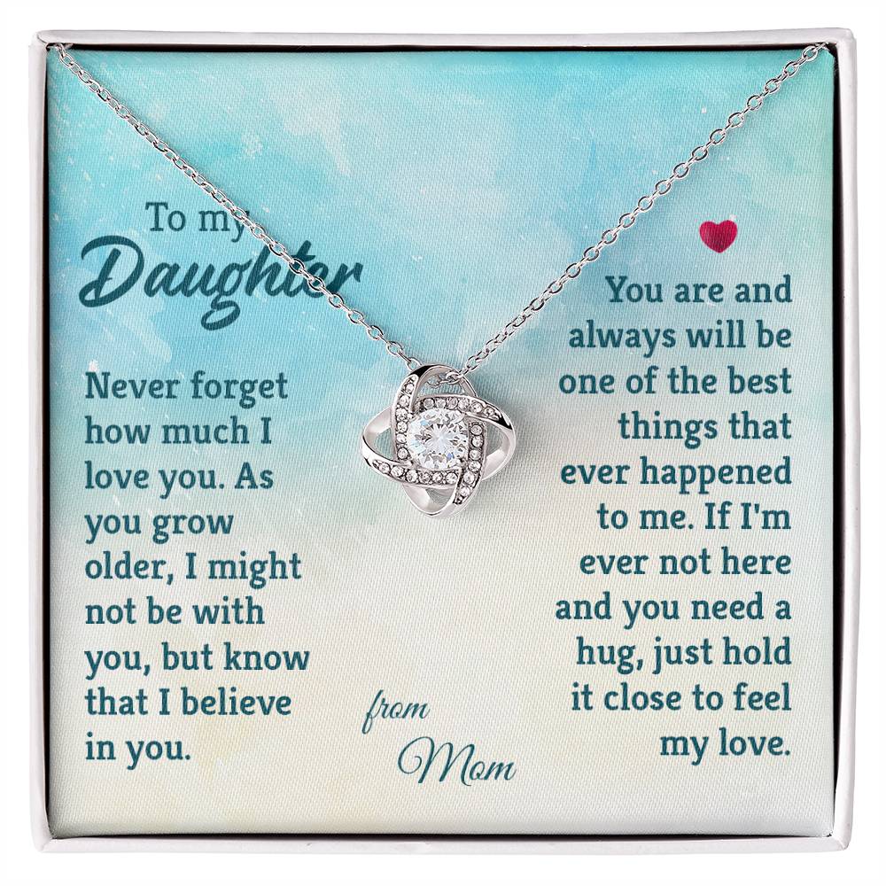 To My Daughter Necklace from Mom, The Best Things That Ever Happened to Me