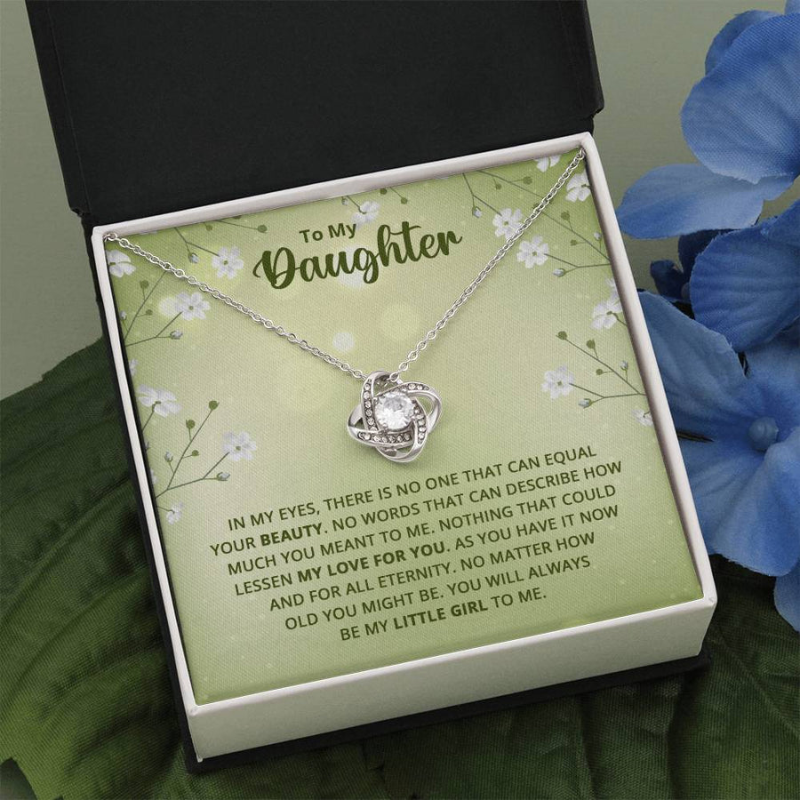 To My Daughter Necklace from Mom, Birthday Necklace for Daughter from Mom and Dad