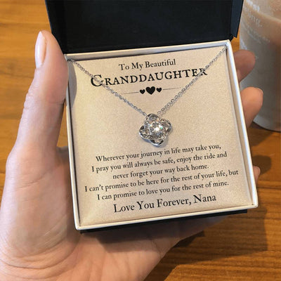 Load image into Gallery viewer, To My Beautiful Granddaughter Necklace from Nana, Never Forget Your Way Back Home
