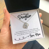 Load image into Gallery viewer, To My Daughter Necklace from Mom, Learn from Everything You Can
