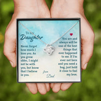 Load image into Gallery viewer, To My Daughter Necklace from Dad, The Best Things That Ever Happened to Me
