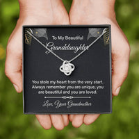 Load image into Gallery viewer, To My Granddaughter Necklace from Nana, Birthday Present for Granddaughter from Grandma
