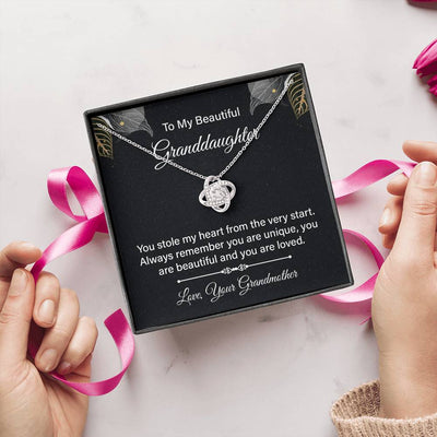 Load image into Gallery viewer, To My Granddaughter Necklace from Nana, Birthday Present for Granddaughter from Grandma
