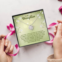 Load image into Gallery viewer, To My Daughter Necklace from Mom, Birthday Necklace for Daughter from Mom and Dad
