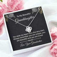Load image into Gallery viewer, To My Granddaughter Necklace from Nana, Birthday Present for Granddaughter from Grandma
