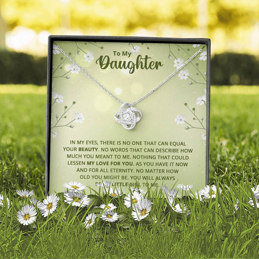 To My Daughter Necklace from Mom, Birthday Necklace for Daughter from Mom and Dad