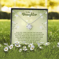 Load image into Gallery viewer, To My Daughter Necklace from Mom, Birthday Necklace for Daughter from Mom and Dad
