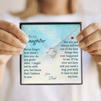 Load image into Gallery viewer, To My Daughter Necklace from Dad, The Best Things That Ever Happened to Me
