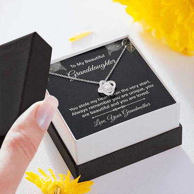 Load image into Gallery viewer, To My Granddaughter Necklace from Nana, Birthday Present for Granddaughter from Grandma
