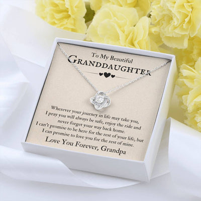 Load image into Gallery viewer, To My Beautiful Granddaughter Necklace from Grandpa, Never Forget Your Way Back Home
