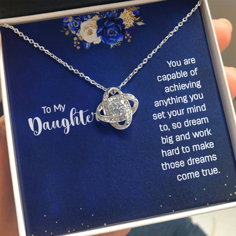 Daughter Necklace from Mom and Dad, Unique Birthday Gifts for Daughter from Mom