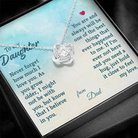 Load image into Gallery viewer, To My Daughter Necklace from Dad, The Best Things That Ever Happened to Me
