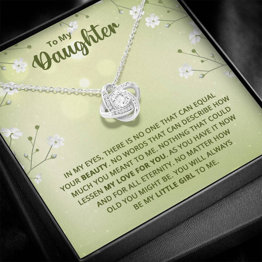 To My Daughter Necklace from Mom, Birthday Necklace for Daughter from Mom and Dad