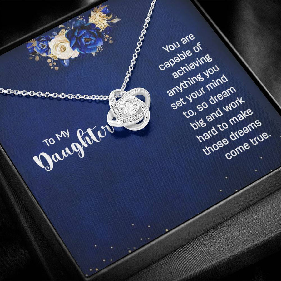 Daughter Necklace from Mom and Dad, Unique Birthday Gifts for Daughter from Mom