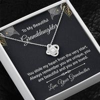 Load image into Gallery viewer, To My Granddaughter Necklace from Nana, Birthday Present for Granddaughter from Grandma
