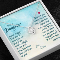 Load image into Gallery viewer, To My Daughter Necklace from Dad, The Best Things That Ever Happened to Me
