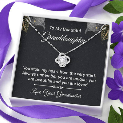 Load image into Gallery viewer, To My Granddaughter Necklace from Nana, Birthday Present for Granddaughter from Grandma
