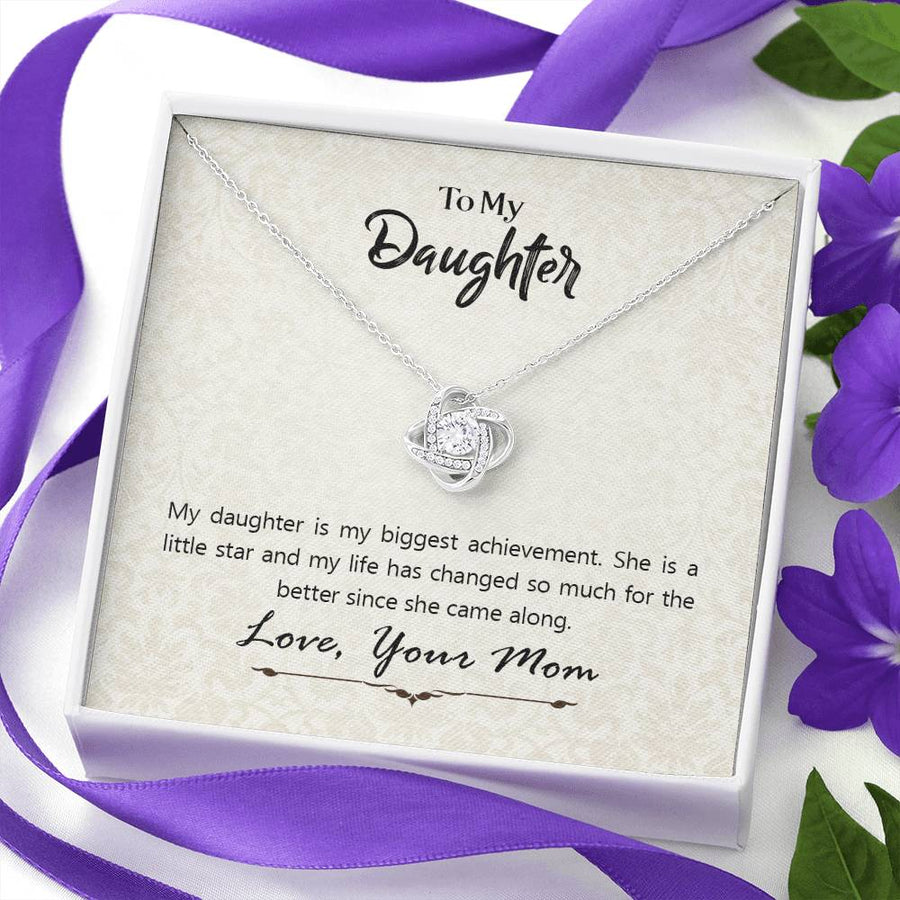 Meaningful Necklace for Daughter from Mom, Sentimental Birthday Gifts for Daughter from Mom