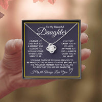 Load image into Gallery viewer, Daughter Gifts from Mom and Dad, Necklace &amp; Message Card &amp; LED Gift Box for Birthday, or Christmas
